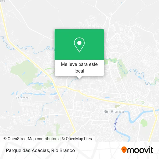 Parque das Acácias mapa