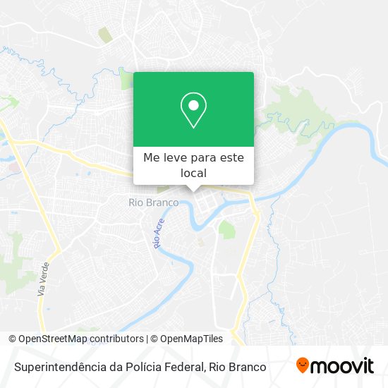 Superintendência da Polícia Federal mapa