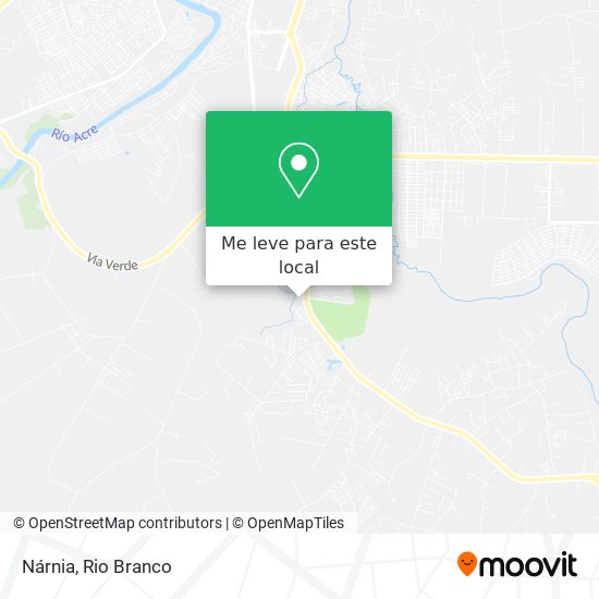 Nárnia mapa