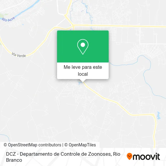 DCZ - Departamento de Controle de Zoonoses mapa