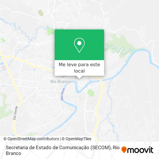 Secretaria de Estado de Comunicação (SECOM) mapa