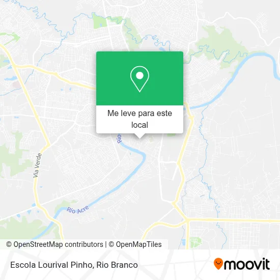 Escola Lourival Pinho mapa