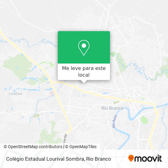 Colégio Estadual Lourival Sombra mapa