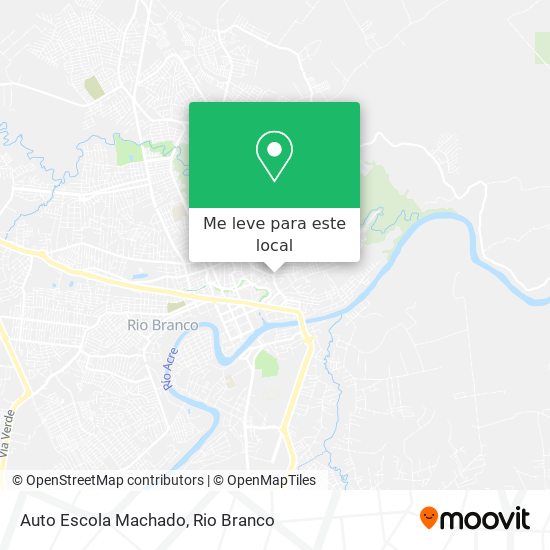 Auto Escola Machado mapa