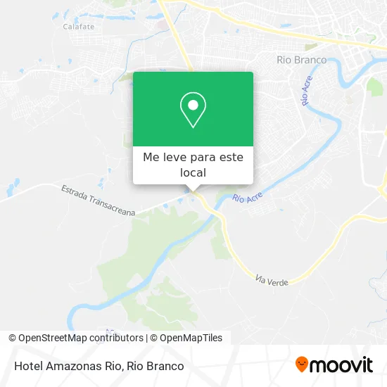 Hotel Amazonas Rio mapa