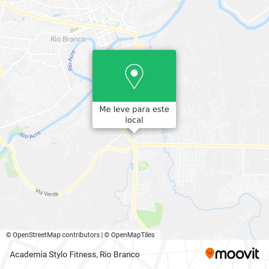 Academia Stylo Fitness mapa