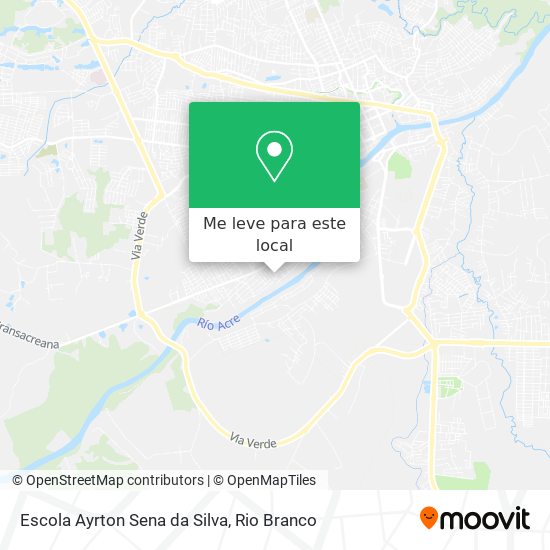 Escola Ayrton Sena da Silva mapa