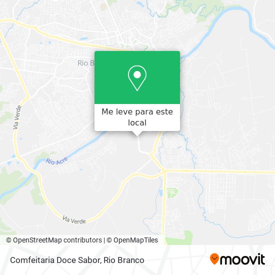 Comfeitaria Doce Sabor mapa
