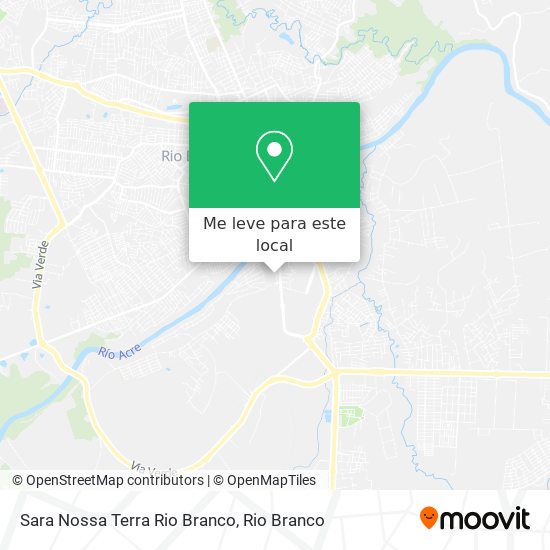 Sara Nossa Terra Rio Branco mapa
