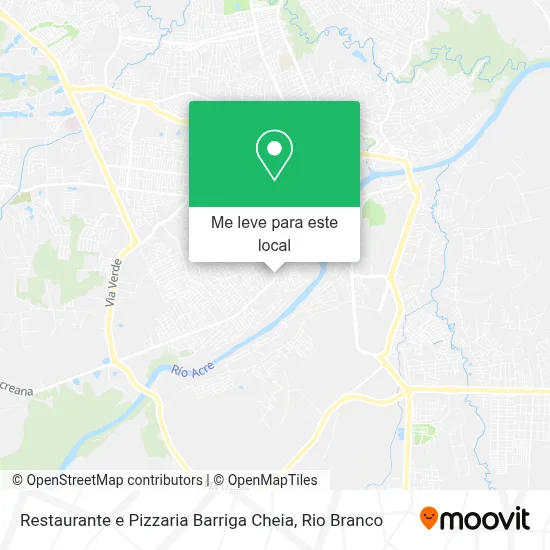 Restaurante e Pizzaria Barriga Cheia mapa