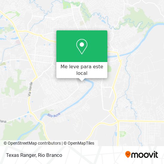 Texas Ranger mapa