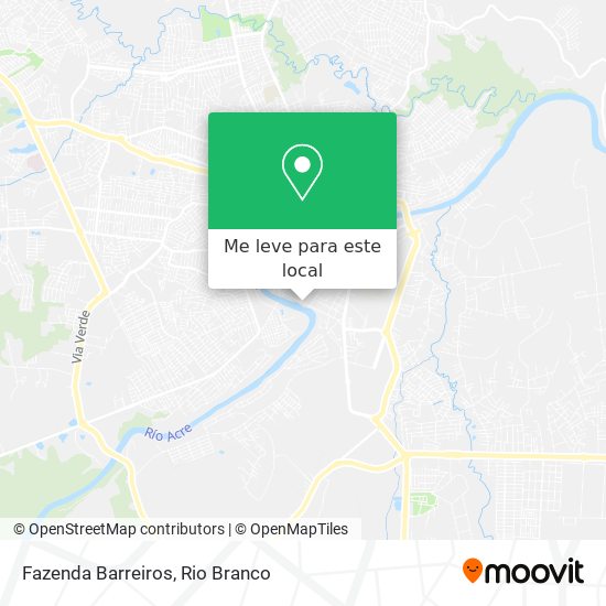 Fazenda Barreiros mapa