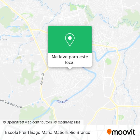 Escola Frei Thiago Maria Matiolli mapa