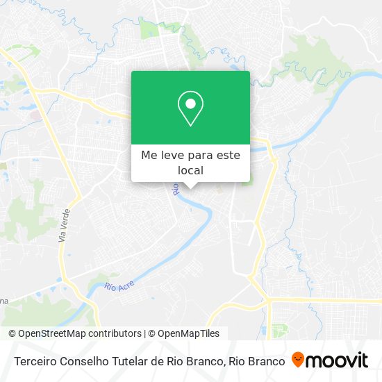 Terceiro Conselho Tutelar de Rio Branco mapa