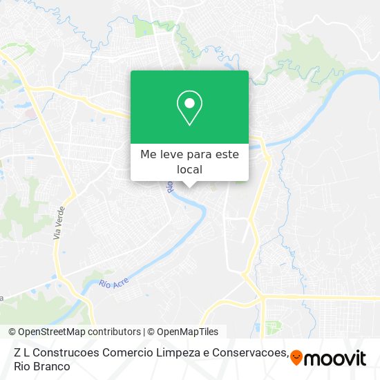Z L Construcoes Comercio Limpeza e Conservacoes mapa