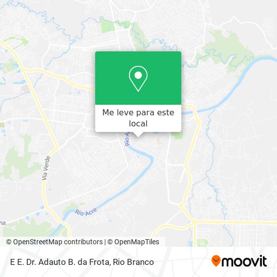 E E. Dr. Adauto B. da Frota mapa