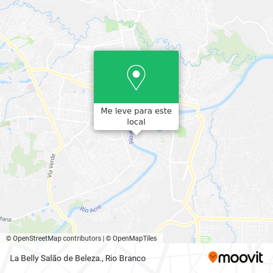 La Belly Salão de Beleza. mapa