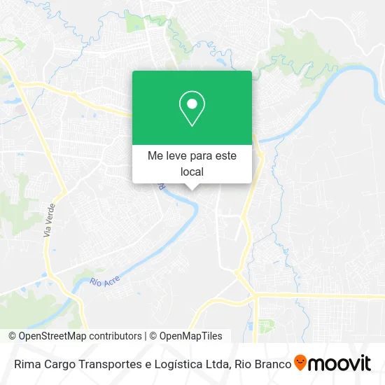 Rima Cargo Transportes e Logística Ltda mapa