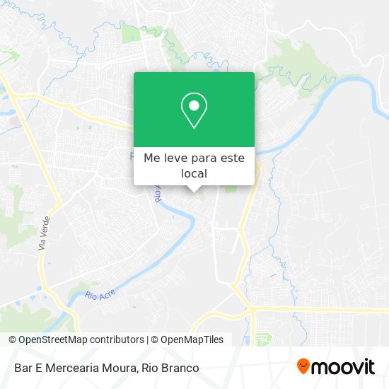Bar E Mercearia Moura mapa