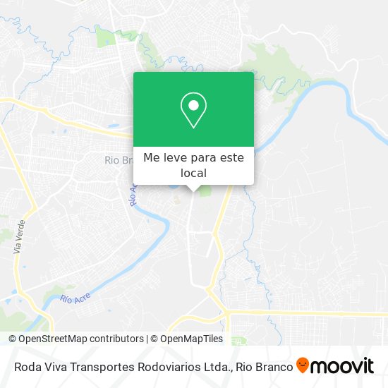 Roda Viva Transportes Rodoviarios Ltda. mapa