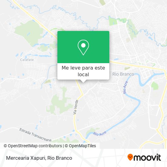 Mercearia Xapuri mapa