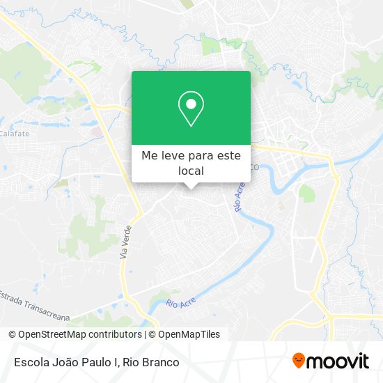 Escola João Paulo I mapa