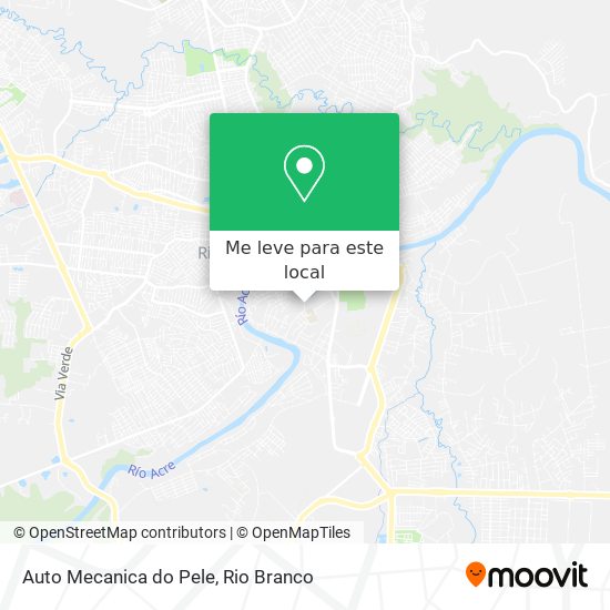Auto Mecanica do Pele mapa
