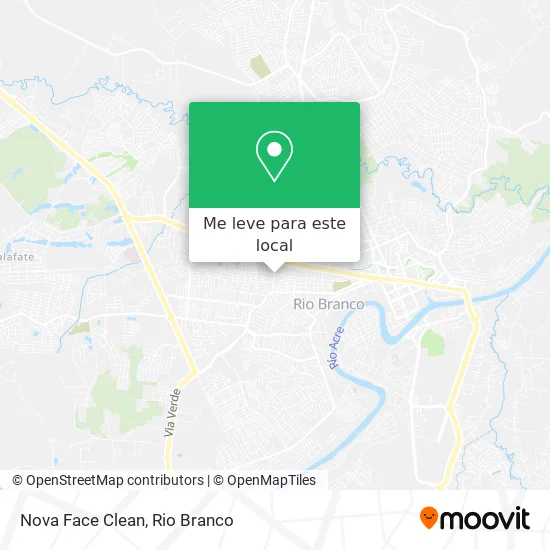 Nova Face Clean mapa