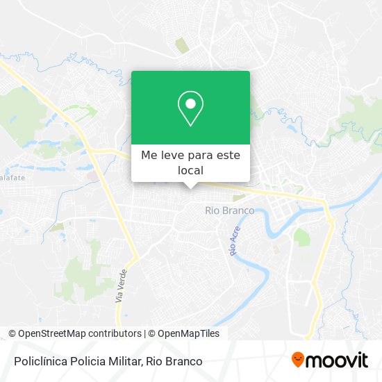 Policlínica Policia Militar mapa