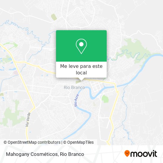 Mahogany Cosméticos mapa
