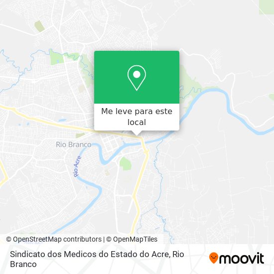 Sindicato dos Medicos do Estado do Acre mapa