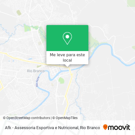 Afk - Assessoria Esportiva e Nutricional mapa