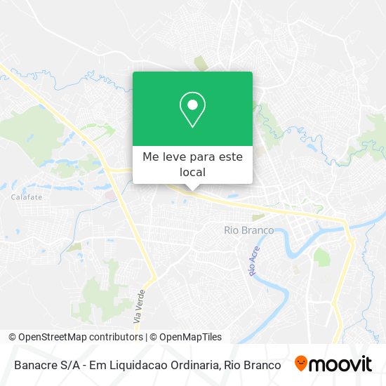 Banacre S / A - Em Liquidacao Ordinaria mapa