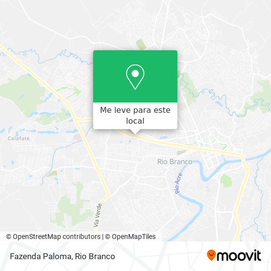 Fazenda Paloma mapa