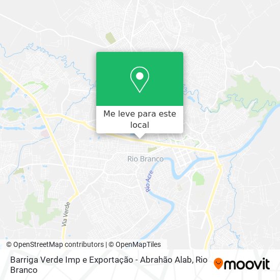 Barriga Verde Imp e Exportação - Abrahão Alab mapa