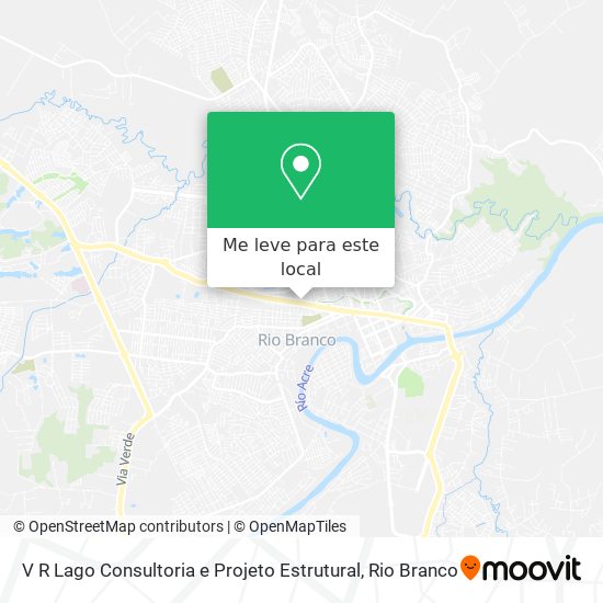 V R Lago Consultoria e Projeto Estrutural mapa
