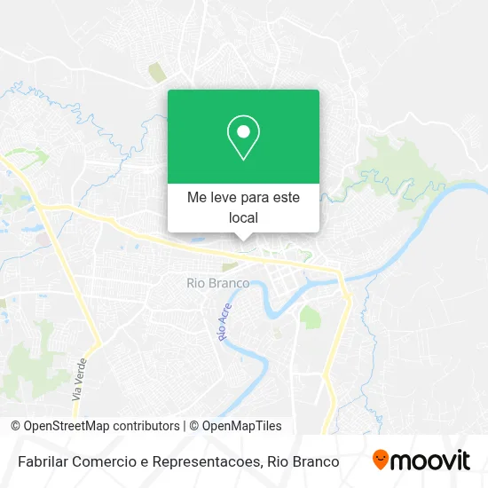 Fabrilar Comercio e Representacoes mapa