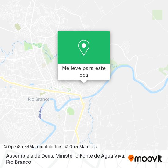 Assembleia de Deus, Ministério:Fonte de Água Viva. mapa