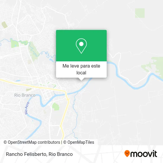 Rancho Felisberto mapa