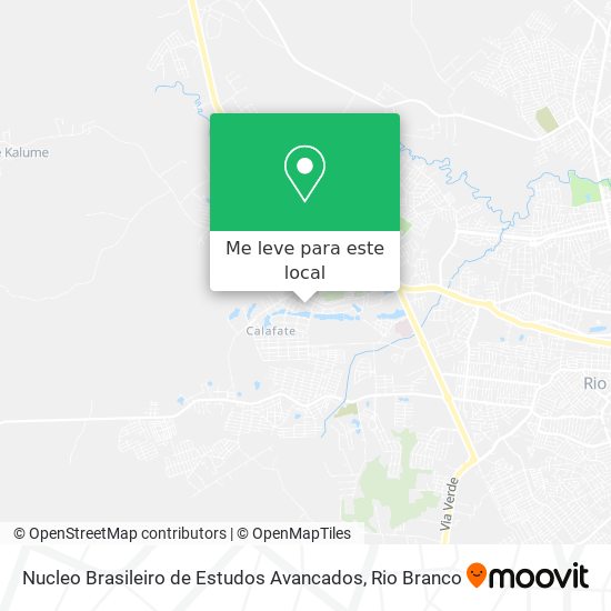 Nucleo Brasileiro de Estudos Avancados mapa