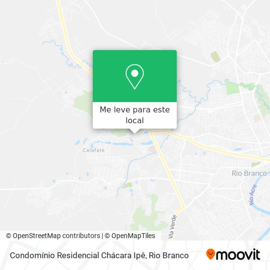 Condomínio Residencial Chácara Ipê mapa