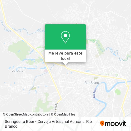 Seringueira Beer - Cerveja Artesanal Acreana mapa