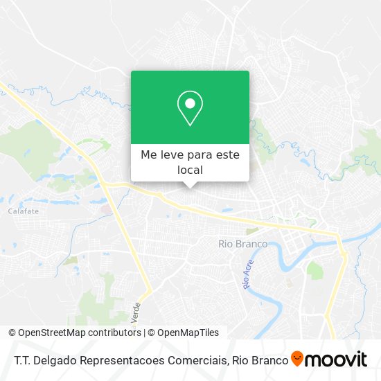 T.T. Delgado Representacoes Comerciais mapa
