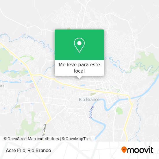 Acre Frio mapa