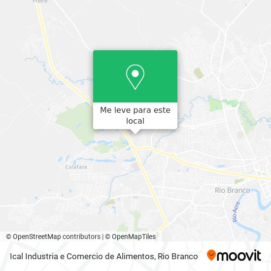 Ical Industria e Comercio de Alimentos mapa