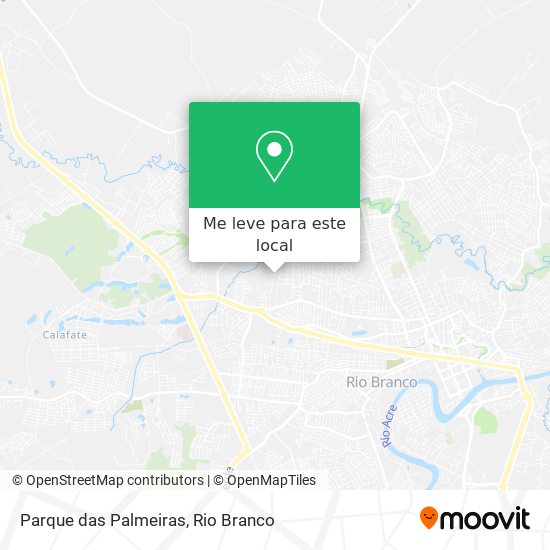Parque das Palmeiras mapa