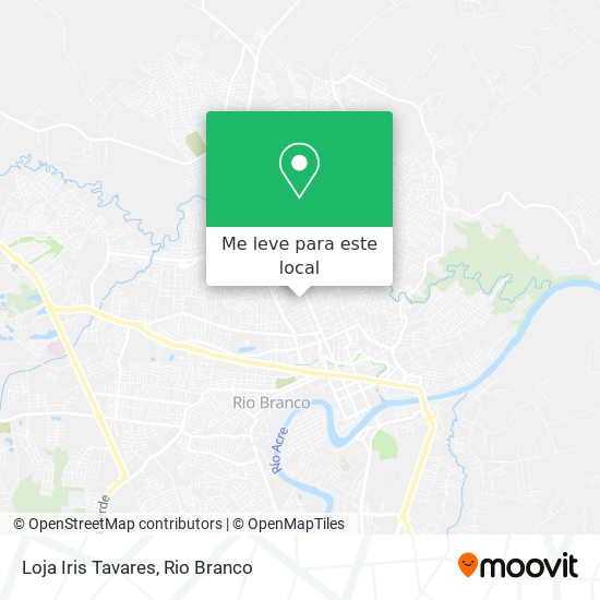 Loja Iris Tavares mapa