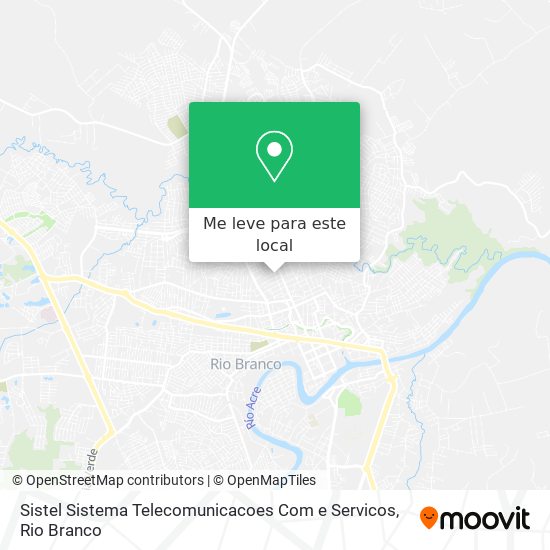 Sistel Sistema Telecomunicacoes Com e Servicos mapa