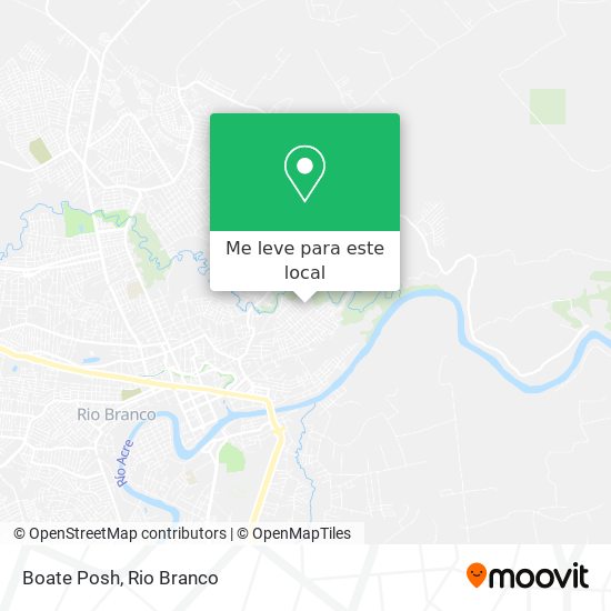 Boate Posh mapa