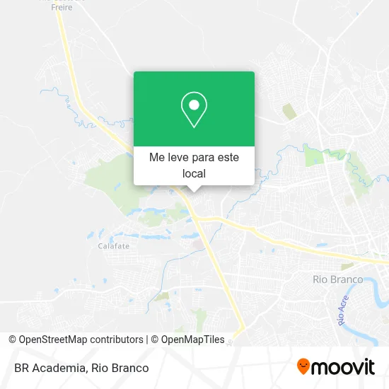 BR Academia mapa